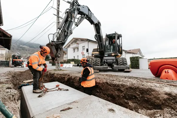 Aménagement au col de Chatillon — Scionzier - Rue du Chêne (vue 3)